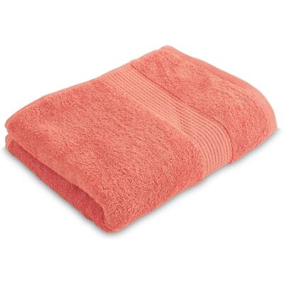 Le linge de Jules Telo da bagno, 90 x 150 cm, 100% cotone, 450 g/m2, corallo Le linge de Jules Telo da bagno, 90 x 150 cm, 100% cotone, 450 g/m2, corallo