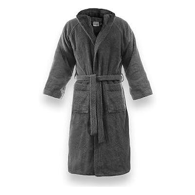 Bassetti Accappatoio con Cappuccio in Cotone Uomo Donna Designed in Italy Disponibile in Varie Taglie e Colori 100% Cotone (ANTRACITE, XXL) Bassetti Accappatoio con Cappuccio in Cotone Uomo Donna Designed in Italy Disponibile in Varie Taglie e Colori 100% Cotone (ANTRACITE, XXL)