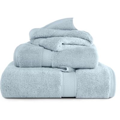 Superior Set di Asciugamani, Cotone Egiziano, Blu Chiaro, 900 g, 3 Pezzi Superior Set di Asciugamani, Cotone Egiziano, Blu Chiaro, 900 g, 3 Pezzi