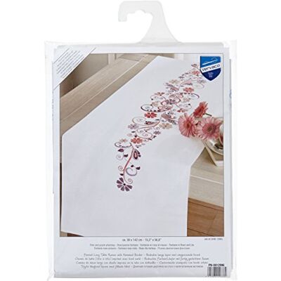 Vervaco Kit Centrotavola Ricamo Prestampato FANTASIA ROSA E VIOLA Set Ricamo Biancheria Da Tavola 38 x 142 cm Set Fai Da Te Creativo Size Kit Hobby Creativi Adulti Casa Decor Embroidery Embroidery Vervaco Kit Centrotavola Ricamo Prestampato FANTASIA ROSA E VIOLA Set Ricamo Biancheria Da Tavola 38 x 142 cm Set Fai Da Te Creativo Size Kit Hobby Creativi Adulti Casa Decor Embroidery Embroidery