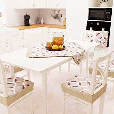 PETTI Artigiani Italiani Set Tessili da Cucina, Centrotavola 100% Made in Italy (Cerchio Beige, 1pz Centrotavola 90x90 cm) PETTI Artigiani Italiani Set Tessili da Cucina, Centrotavola 100% Made in Italy (Cerchio Beige, 1pz Centrotavola 90x90 cm)