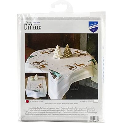 Vervaco Kit Punto Croce Prestampato Centrotavola RENNA SELVATICA NORVEGESE Biancheria Da Tavola Set Fai Da Te Creativo 40 x 100 cm Kit Hobby Creativi Adulti Casa Decor Cross Stitch Runner Vervaco Kit Punto Croce Prestampato Centrotavola RENNA SELVATICA NORVEGESE Biancheria Da Tavola Set Fai Da Te Creativo 40 x 100 cm Kit Hobby Creativi Adulti Casa Decor Cross Stitch Runner
