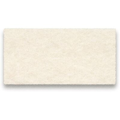 SiGN Tovaglietta rettangolare di colore bianco lana, feltro in 100% pura lana vergine, 45 x 35 cm, spessore feltro 5 mm, SiGN Tovaglietta rettangolare di colore bianco lana, feltro in 100% pura lana vergine, 45 x 35 cm, spessore feltro 5 mm,