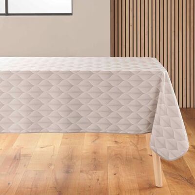 Douceur d'Intérieur Kalini Tovaglia Rettangolare, 150 x 240 cm, Poliestere Stampato, Neutro Douceur d'Intérieur Kalini Tovaglia Rettangolare, 150 x 240 cm, Poliestere Stampato, Neutro