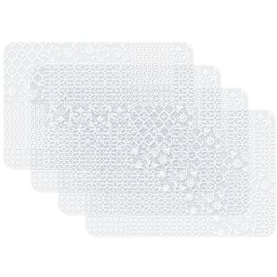 Venilia tovagliette set di 4 Cocoon, per sala da pranzo, sottobicchieri, tovagliette, biancheria da tavola, per alimenti, 45 x 30 cm Venilia tovagliette set di 4 Cocoon, per sala da pranzo, sottobicchieri, tovagliette, biancheria da tavola, per alimenti, 45 x 30 cm