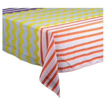 Tivoli Tovaglia Rettangolare in Poliestere Antimacchia 140x240 cm Multicolor More Amor Tivoli Tovaglia Rettangolare in Poliestere Antimacchia 140x240 cm Multicolor More Amor