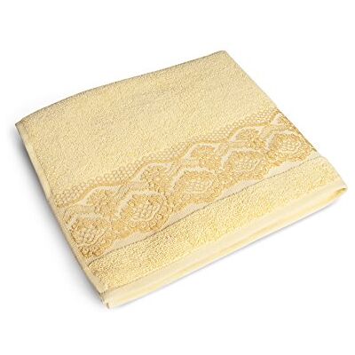 Excelsa Country Spa Asciugamano, Medio, Cotone, Paglia, 27x25x3 cm Excelsa Country Spa Asciugamano, Medio, Cotone, Paglia, 27x25x3 cm