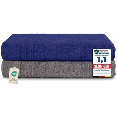 KOMFORTEC Asciugamani Sauna in Cotone - 80x200cm, Asciugatura Rapida, Grande, Morbido KOMFORTEC Asciugamani Sauna in Cotone - 80x200cm, Asciugatura Rapida, Grande, Morbido