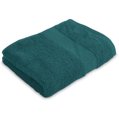 Le linge de Jules Telo da bagno, 90 x 150 cm, 100% cotone, 450 g/m2, colore: Blu anatra Le linge de Jules Telo da bagno, 90 x 150 cm, 100% cotone, 450 g/m2, colore: Blu anatra