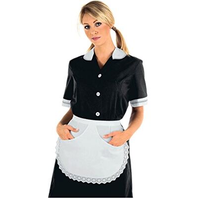 Isacco 083000 Grembiule con Pizzo, Bianco Isacco 083000 Grembiule con Pizzo, Bianco