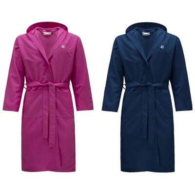Renato Balestra Accappatoio Microfibra Uomo Donna, Ass (Fuxia-Navy) XXL Renato Balestra Accappatoio Microfibra Uomo Donna, Ass (Fuxia-Navy) XXL
