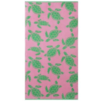Tommy Bahama Teli da spiaggia, cotone assorbente e resistente allo sbiadimento con passanti in velluto, set da 2 (Palme lineari rosa, 91,4 x 183 cm) Tommy Bahama Teli da spiaggia, cotone assorbente e resistente allo sbiadimento con passanti in velluto, set da 2 (Palme lineari rosa, 91,4 x 183 cm)