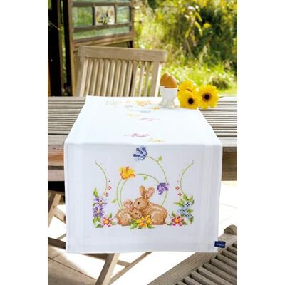 Vervaco Kit Centrotavola Ricamo Prestampato Conigli Set Ricamo Biancheria da Tavola 40 x 100 cm Set Fai da Te Creativo Size Kit Hobby Creativi Adulti Casa Decor Embroidery Embroidery Runner Vervaco Kit Centrotavola Ricamo Prestampato Conigli Set Ricamo Biancheria da Tavola 40 x 100 cm Set Fai da Te Creativo Size Kit Hobby Creativi Adulti Casa Decor Embroidery Embroidery Runner