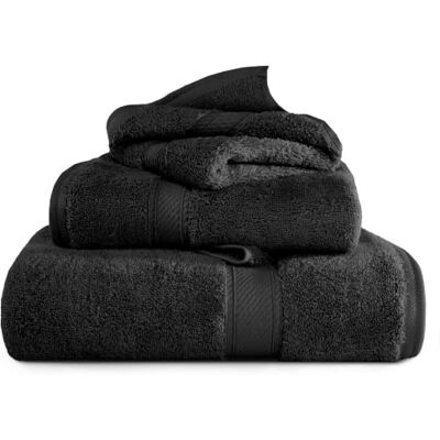 Superior - 900 GSM Cotone Nero - Set 3 Towel Superior - 900 GSM Cotone Nero - Set 3 Towel
