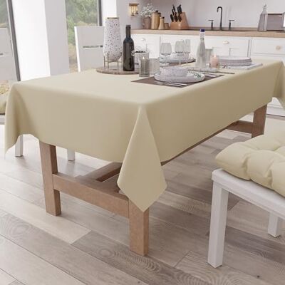 PETTI Artigiani Italiani Tovaglia da Tavola, Tovaglia Cucina in Cotone Tinta Unita, Sabbia X15 Posti (140x300 cm) PETTI Artigiani Italiani Tovaglia da Tavola, Tovaglia Cucina in Cotone Tinta Unita, Sabbia X15 Posti (140x300 cm)