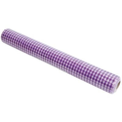 amscan Rotolo di Carta per Runner da Tavolo a metraggio e/o tovagliette all'Americana, Motivo Summer Feling, a Quadretti, 360 cm Lilla amscan Rotolo di Carta per Runner da Tavolo a metraggio e/o tovagliette all'Americana, Motivo Summer Feling, a Quadretti, 360 cm Lilla