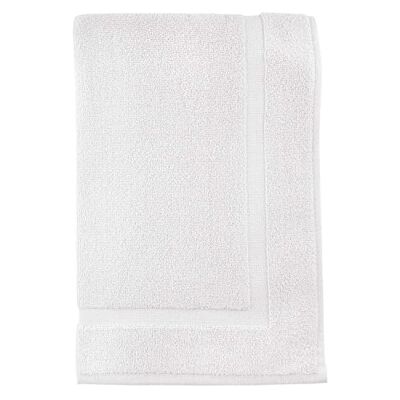 Soleil d'ocre , Lagune Tappetino bagno, Cotone, bianco, 50x80 cm Soleil d'ocre , Lagune Tappetino bagno, Cotone, bianco, 50x80 cm