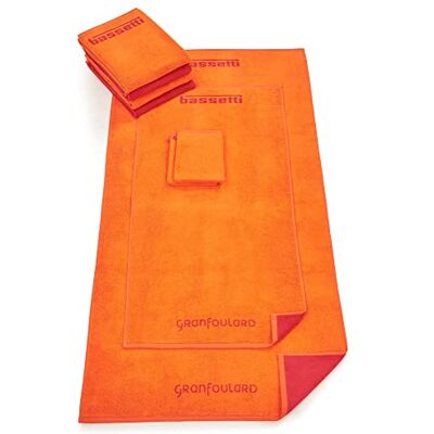 Bassetti Shades Asciugamano in cotone, 30 x 30 cm, colore: Mandarino Bassetti Shades Asciugamano in cotone, 30 x 30 cm, colore: Mandarino