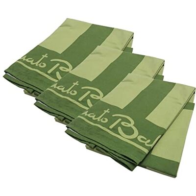 Renato Balestra Telo Mare Microfibra, 3pz Verde-Verde Renato Balestra Telo Mare Microfibra, 3pz Verde-Verde