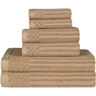 Superior Asciugamano, cotone, caffè, set da 6 pezzi Superior Asciugamano, cotone, caffè, set da 6 pezzi