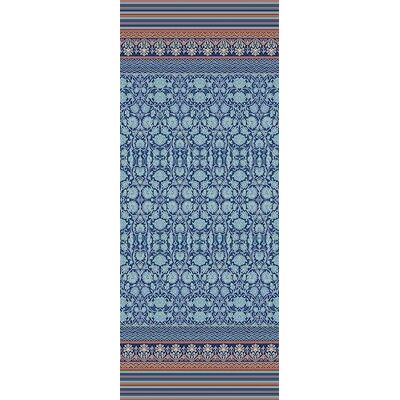 Bassetti MIRA Runner da tavola in 100% cotone, tessuto twill di colore blu B1, dimensioni: 50 x 150 cm Bassetti MIRA Runner da tavola in 100% cotone, tessuto twill di colore blu B1, dimensioni: 50 x 150 cm