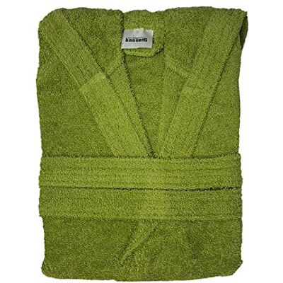 Bassetti Time Accappatoio Spugna con Cappuccio Uomo Donna da 360 gr/mq, Verde Acido, S Bassetti Time Accappatoio Spugna con Cappuccio Uomo Donna da 360 gr/mq, Verde Acido, S