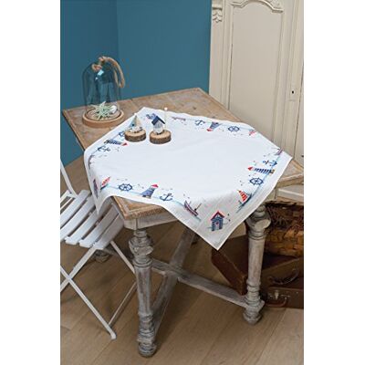 Vervaco Tovaglia Punto Croce Con Tela Aida MARITTIMA Biancheria Da Tavola Set Fai Da Te Creativo Punto Croce Contato Kit 80 x 80 cm Hobby Creativi Adulti Casa Decor Cross Stitch Embroidery Vervaco Tovaglia Punto Croce Con Tela Aida MARITTIMA Biancheria Da Tavola Set Fai Da Te Creativo Punto Croce Contato Kit 80 x 80 cm Hobby Creativi Adulti Casa Decor Cross Stitch Embroidery