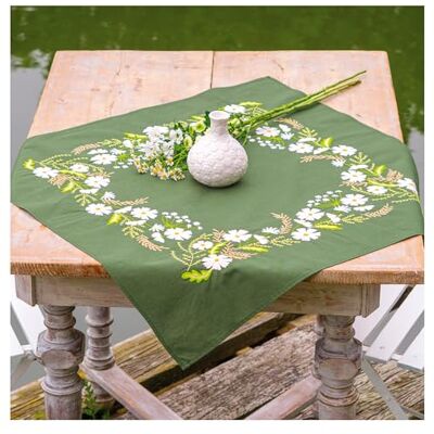 Vervaco Kit Ricamo Prestampato Tovaglia FLOREALE BIANCO Set Ricamo Biancheria Da Tavola ca. 72 x 72 cm Set Fai Da Te Creativo Size Kit Hobby Creativi Adulti Casa Decor Embroidery Vervaco Kit Ricamo Prestampato Tovaglia FLOREALE BIANCO Set Ricamo Biancheria Da Tavola ca. 72 x 72 cm Set Fai Da Te Creativo Size Kit Hobby Creativi Adulti Casa Decor Embroidery