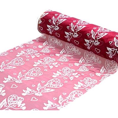 Deko AS GmbH Organza Matrimonio Tavolo Band – Bordeaux – 28 cm – 5 m – 98000 32 Deko AS GmbH Organza Matrimonio Tavolo Band – Bordeaux – 28 cm – 5 m – 98000 32