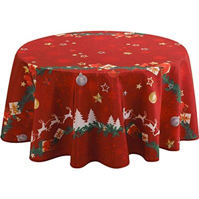 LE LINGE DE JULES Tovaglia rossa rotonda - Tovaglia LE LINGE DE JULES Tovaglia rossa rotonda - Tovaglia