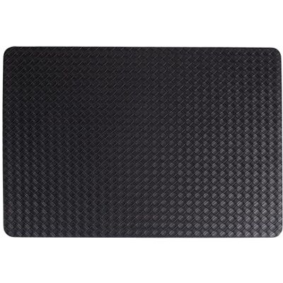 Tivoli Set 6 Tovaglietta nera intrecciata in PVC 30x44 cm, Horeca Black Tivoli Set 6 Tovaglietta nera intrecciata in PVC 30x44 cm, Horeca Black