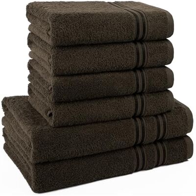 Set Asciugamani HAMMETEX - 6 pezzi in cotone di lusso Set Asciugamani HAMMETEX - 6 pezzi in cotone di lusso