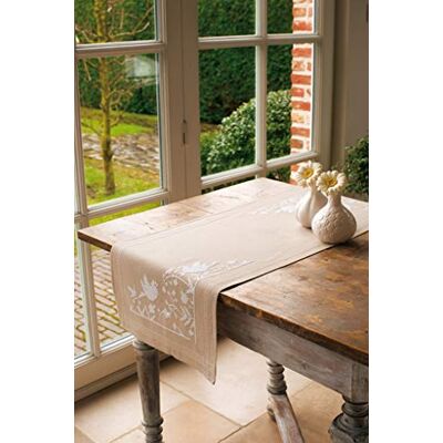 Vervaco Kit Punto Croce Prestampato Centrotavola Uccelli Bianchi Biancheria da Tavola Set Fai da Te Creativo ca. 40 x 100 cm Kit Hobby Creativi Adulti Casa Decor Cross Stitch Runner Vervaco Kit Punto Croce Prestampato Centrotavola Uccelli Bianchi Biancheria da Tavola Set Fai da Te Creativo ca. 40 x 100 cm Kit Hobby Creativi Adulti Casa Decor Cross Stitch Runner