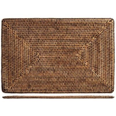 H&H Tovaglietta Rettangolare in Rattan Colore Naturale, Fatta a Mano, 45x30 cm, 1 Pezzo Elegante Accessorio da Tavola, Adatta a Tutti i Contesti e Arredamenti H&H Tovaglietta Rettangolare in Rattan Colore Naturale, Fatta a Mano, 45x30 cm, 1 Pezzo Elegante Accessorio da Tavola, Adatta a Tutti i Contesti e Arredamenti