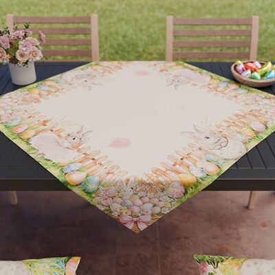 PETTI Artigiani Italiani Accessori Tessili da Cucina, Centrotavola Pasqua Moderno 90x90 cm in Microfibra, Tovaglia Centro Tavola Elegante in Stampa Digitale 26 34, 100% Made in Italy PETTI Artigiani Italiani Accessori Tessili da Cucina, Centrotavola Pasqua Moderno 90x90 cm in Microfibra, Tovaglia Centro Tavola Elegante in Stampa Digitale 26 34, 100% Made in Italy