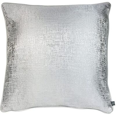 Prestigious Textiles Cinder Feather Filled Cushion, Cotton, Polyamide, Polyester, Linen, Sterling Prestigious Textiles Cinder Feather Filled Cushion, Cotton, Polyamide, Polyester, Linen, Sterling