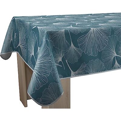Le linge de Jules Biloba Tovaglia antimacchia, rettangolare, 150 x 240 cm, colore: Blu Le linge de Jules Biloba Tovaglia antimacchia, rettangolare, 150 x 240 cm, colore: Blu