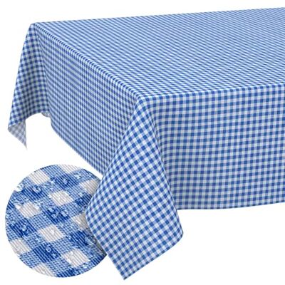 ANRO Tovaglia in tessuto lavabile, tovaglia in cotone, poliestere, 200 x 140 cm, per interni ed esterni ANRO Tovaglia in tessuto lavabile, tovaglia in cotone, poliestere, 200 x 140 cm, per interni ed esterni