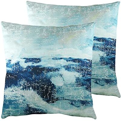 Riva Home furn. Evans Lichfield Paesaggio Polyester Riempito Cuscini pieni (Twin Pack), Poliestere, Viscosa, Cotone, Reale Riva Home furn. Evans Lichfield Paesaggio Polyester Riempito Cuscini pieni (Twin Pack), Poliestere, Viscosa, Cotone, Reale