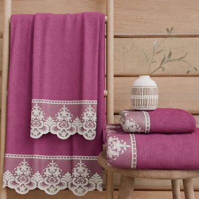 PETTI Artigiani Italiani Asciugamani Bagno in 100% Spugna di Cotone, Set Asciugamani 1+1, 2 Pezzi 1 Asciugamano Viso e 1 Asciugamano Mani, Fuxia PETTI Artigiani Italiani Asciugamani Bagno in 100% Spugna di Cotone, Set Asciugamani 1+1, 2 Pezzi 1 Asciugamano Viso e 1 Asciugamano Mani, Fuxia