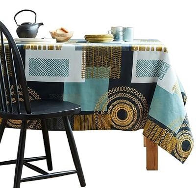 Nydel Magic Ethnic Tovaglia in cotone idrorepellente rotonda, 160 cm Nydel Magic Ethnic Tovaglia in cotone idrorepellente rotonda, 160 cm
