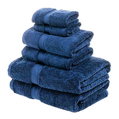 Superior Asciugamano 900 g/m², cotone, blu notte, set da 6 pezzi Superior Asciugamano 900 g/m², cotone, blu notte, set da 6 pezzi