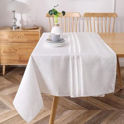 Majestic Tovaglia in poliestere per tavoli rettangolari (70/120) TC1363 Tovaglia decorativa lavabile per cucina, sala da pranzo con orlo bianco stampato Majestic Tovaglia in poliestere per tavoli rettangolari (70/120) TC1363 Tovaglia decorativa lavabile per cucina, sala da pranzo con orlo bianco stampato