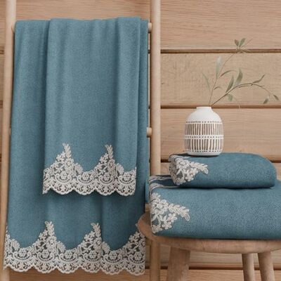 PETTI Artigiani Italiani Asciugamani Bagno in 100% Spugna di Cotone, Set Asciugamani 1+1, 2 Pezzi 1 Asciugamano Viso e 1 Asciugamano Mani, Avion PETTI Artigiani Italiani Asciugamani Bagno in 100% Spugna di Cotone, Set Asciugamani 1+1, 2 Pezzi 1 Asciugamano Viso e 1 Asciugamano Mani, Avion