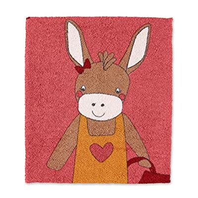 Sterntaler Asciugamano da bagno con cappuccio Emmily in cotone, 100 x 100 cm, rosso chiaro Sterntaler Asciugamano da bagno con cappuccio Emmily in cotone, 100 x 100 cm, rosso chiaro