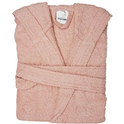 Bassetti Time Accappatoio Spugna con Cappuccio Uomo Donna Unisex da 360 g/mq (M, Rosa Antico) Bassetti Time Accappatoio Spugna con Cappuccio Uomo Donna Unisex da 360 g/mq (M, Rosa Antico)