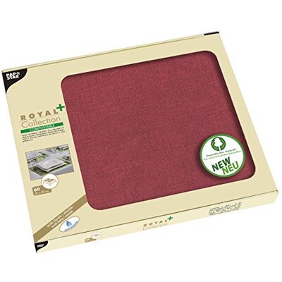 Papstar Royal Collection Plus, 60 tovagliette Che è Solo, Tessuto 30 cm x 40 cm, Bordeaux # Papstar Royal Collection Plus, 60 tovagliette Che è Solo, Tessuto 30 cm x 40 cm, Bordeaux #