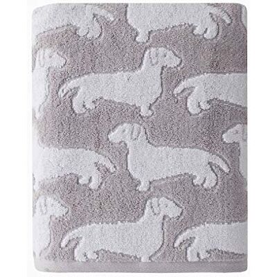 SKL Home Asciugamano da bagno per cani, grigio SKL Home Asciugamano da bagno per cani, grigio