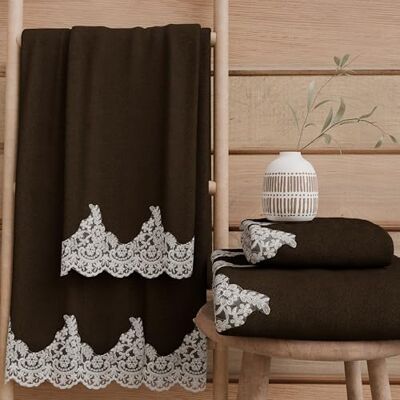 PETTI Artigiani Italiani Asciugamani Bagno in 100% Spugna di Cotone, Set Asciugamani 1+1, 2 Pezzi 1 Asciugamano Viso e 1 Asciugamano Mani, Marrone PETTI Artigiani Italiani Asciugamani Bagno in 100% Spugna di Cotone, Set Asciugamani 1+1, 2 Pezzi 1 Asciugamano Viso e 1 Asciugamano Mani, Marrone