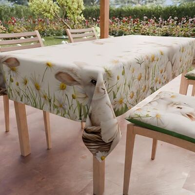 PETTI Artigiani Italiani Tovaglia Pasqua Antimacchia Rettangolare Copritavolo Pasquale Cucina Disegno 26 31 X24 Posti (140x450 cm) 100% Made in Italy PETTI Artigiani Italiani Tovaglia Pasqua Antimacchia Rettangolare Copritavolo Pasquale Cucina Disegno 26 31 X24 Posti (140x450 cm) 100% Made in Italy